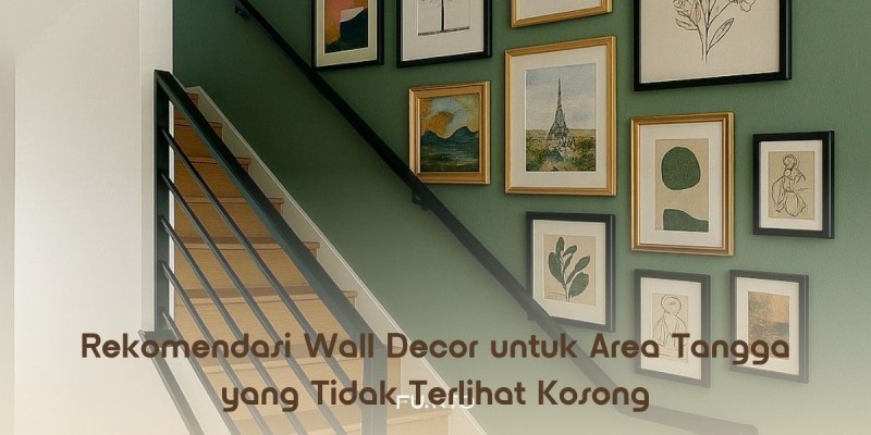 Rekomendasi Wall Decor untuk Area Tangga yang Tidak Terlihat Kosong