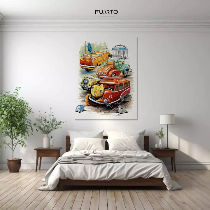 Pajangan Dinding Kayu Pop Art