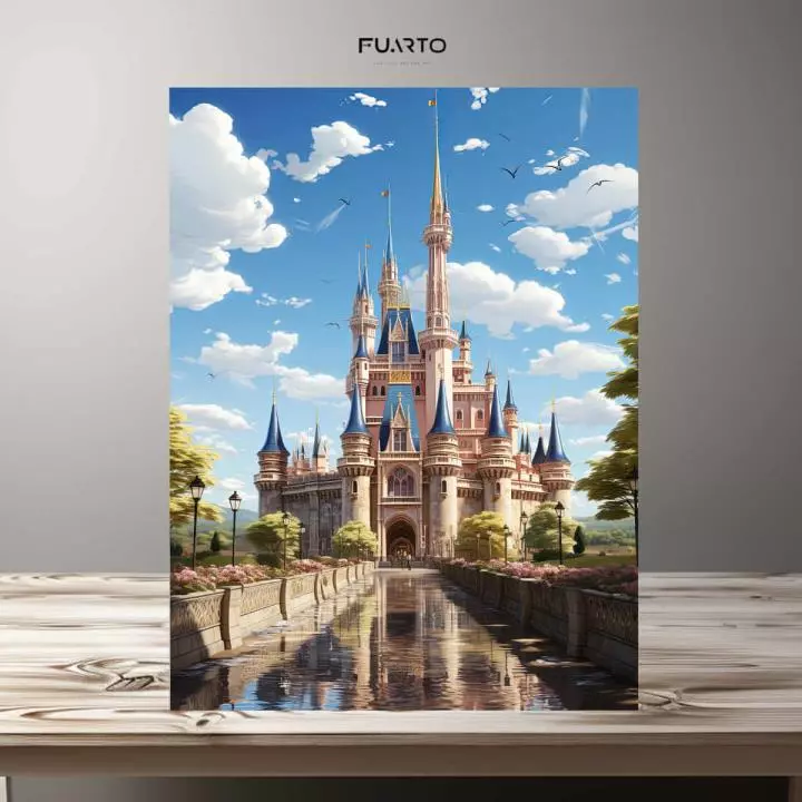 Wall Decor Lukisan Kastil