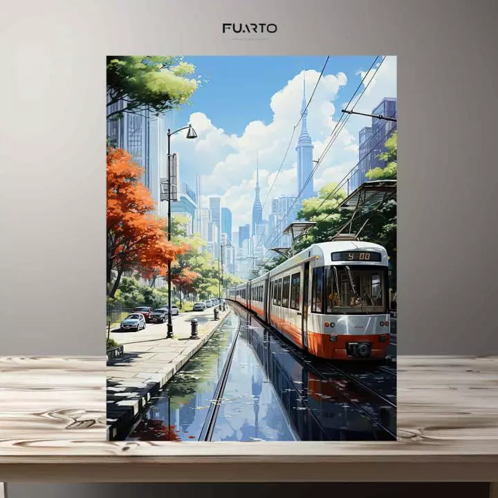Wall Decor Pemandangan Kota