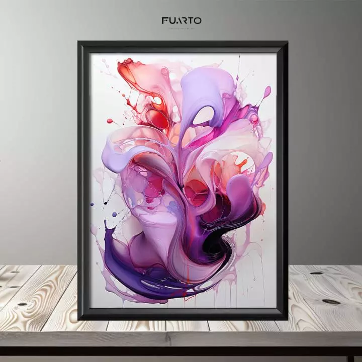 Wall Decor Abstrak Full Frame