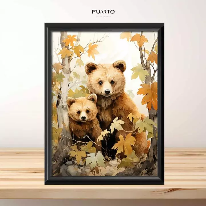 Wall Decor Beruang Frame