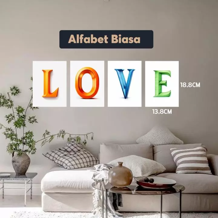 Wall Decor Alfabet U-Z
