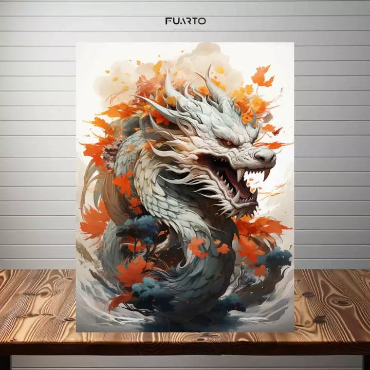 Wall Decor Naga dan Hewan Fantasi