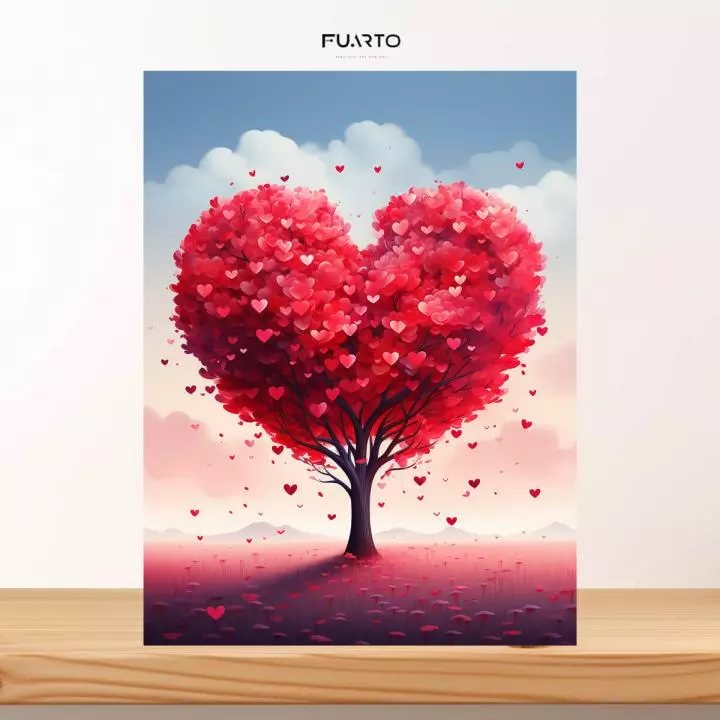 Wall Decor Kayu Valentine