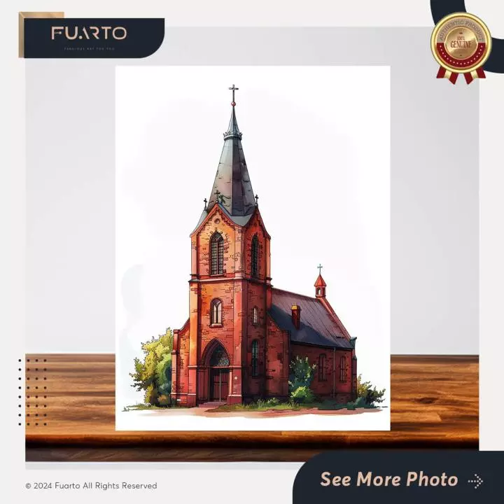 Hiasan Dinding Kayu Gereja