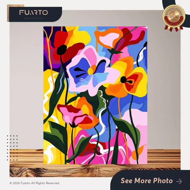 Wall Decor Pop Art Bunga
