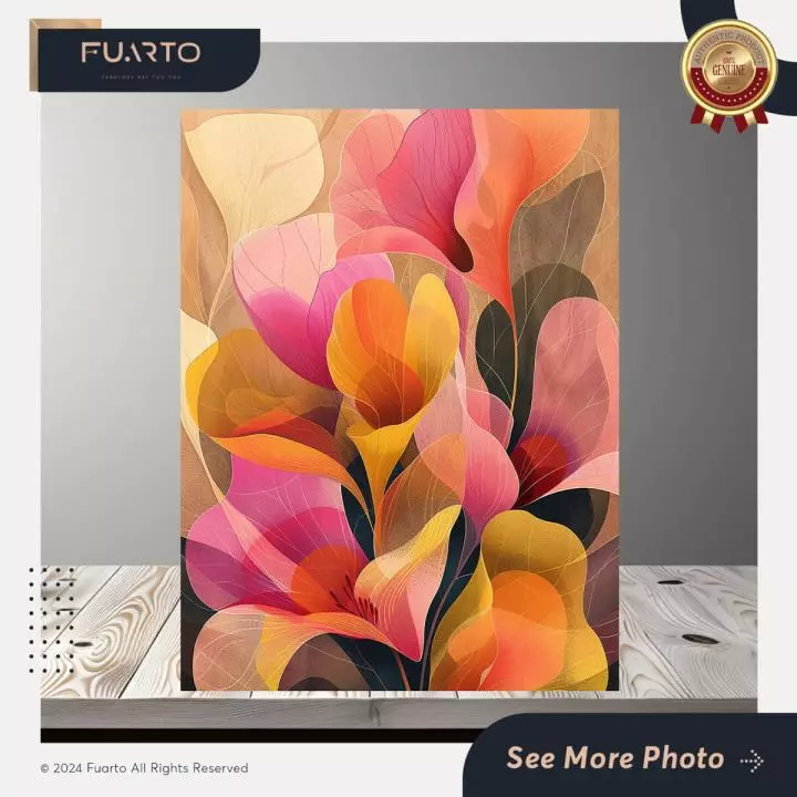 Wall Decor Abstrak Origami
