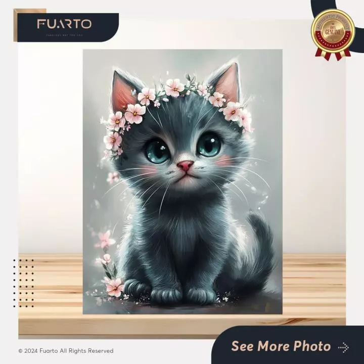 Pajangan Dinding Hewan Kucing Lucu