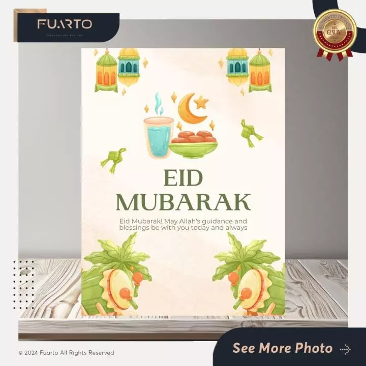 Pajangan Dinding Lebaran Idul Fitri 2025