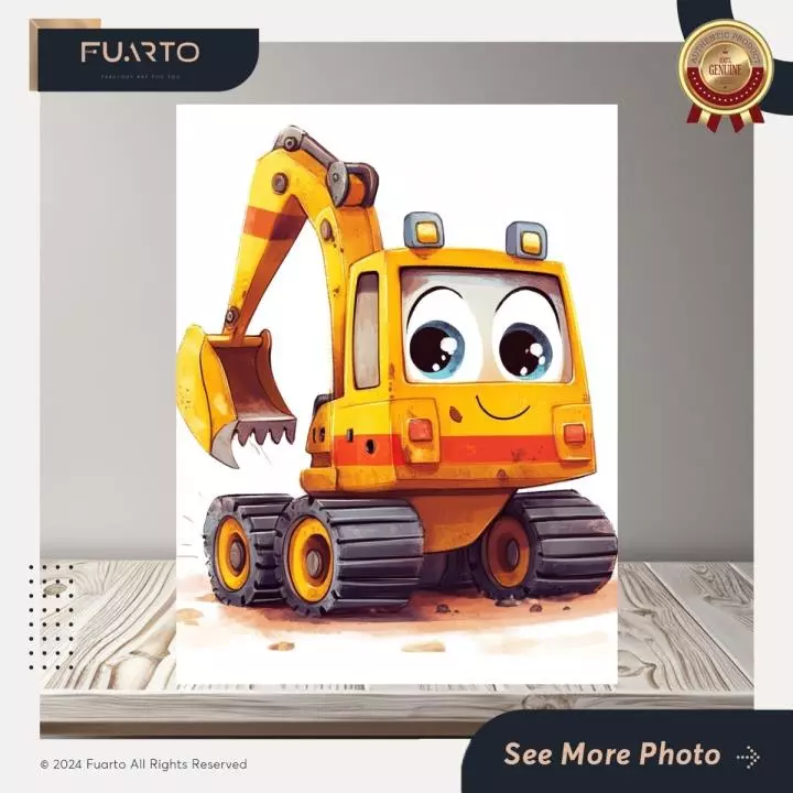 Wall Decor Truk Lucu