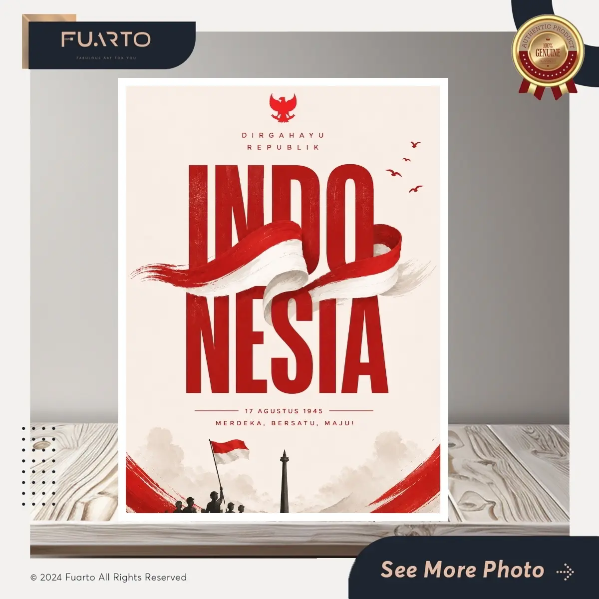 Wall Decor Semangat Kemerdekaan